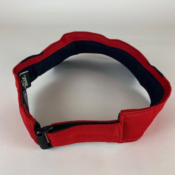 Fort Myers Miracle MiLB Red Navy Blue OC Sports Strapback Adjustable Visor - Picture 3 of 5